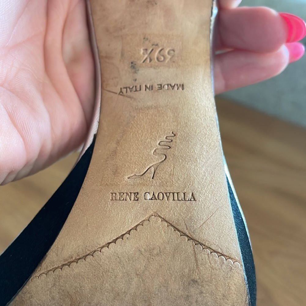🖤 Rene Caovilla Crystal Platform High Heels in Black size 39.5 - Picture 6 of 13